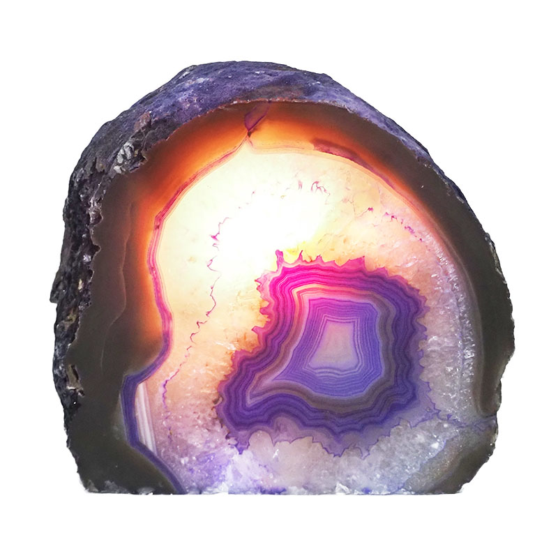 3.24kg Agate Crystal Lamp N725 4 Agate Crystal Lamp N725 | Himalayan Salt Factory