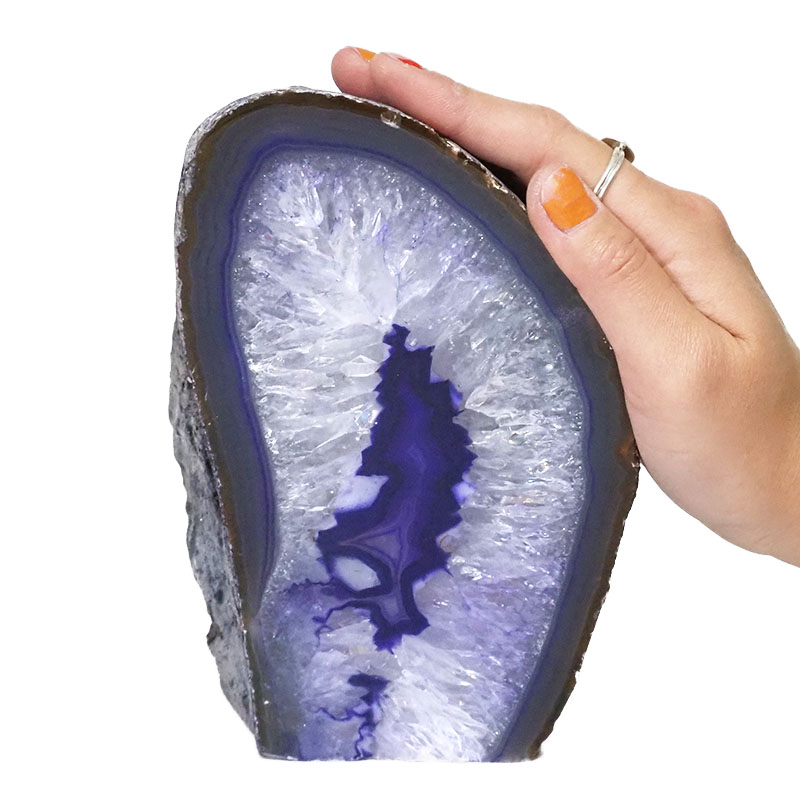 2.06kg Agate Crystal Lamp N729 5 Agate Crystal Lamp N729 | Himalayan Salt Factory