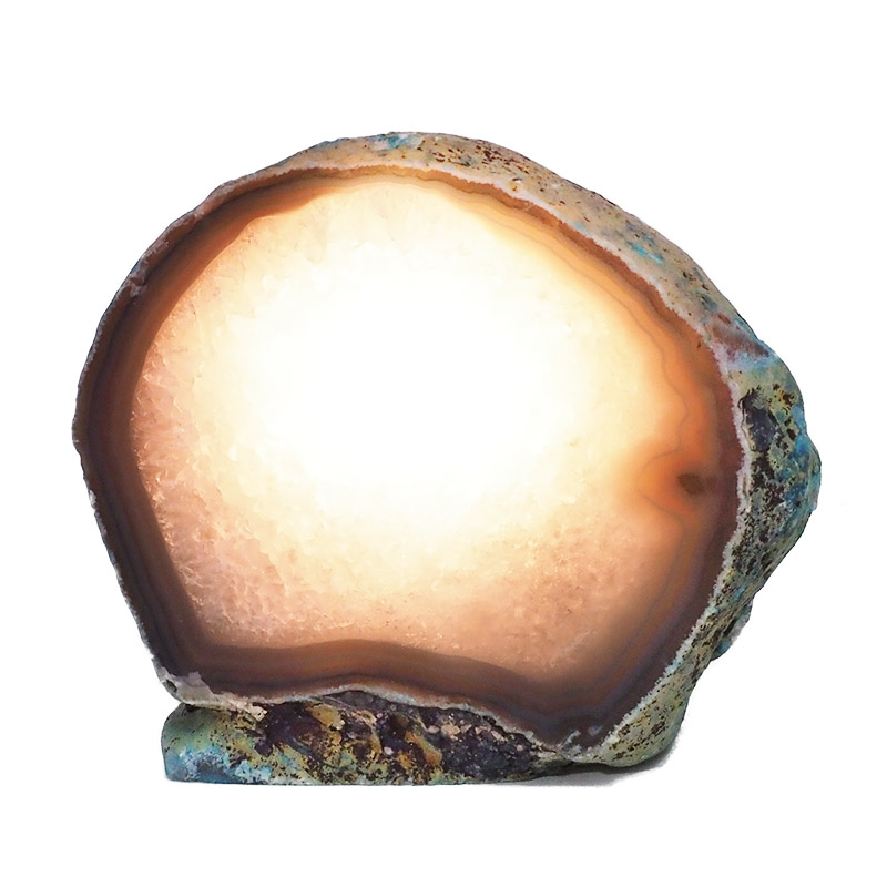 2.14kg Agate Crystal Lamp N737 4 Agate Crystal Lamp N737 | Himalayan Salt Factory