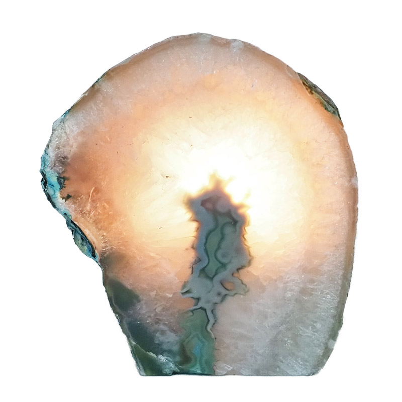 1.95kg Agate Crystal Lamp N739 4 Agate Crystal Lamp N739 | Himalayan Salt Factory