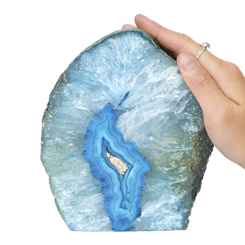 2.04kg Agate Crystal Lamp N759 5 Agate Crystal Lamp N759 | Himalayan Salt Factory