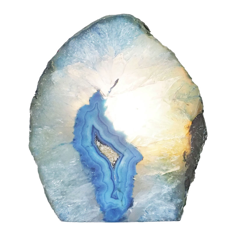 2.04kg Agate Crystal Lamp N759 4 Agate Crystal Lamp N759 | Himalayan Salt Factory