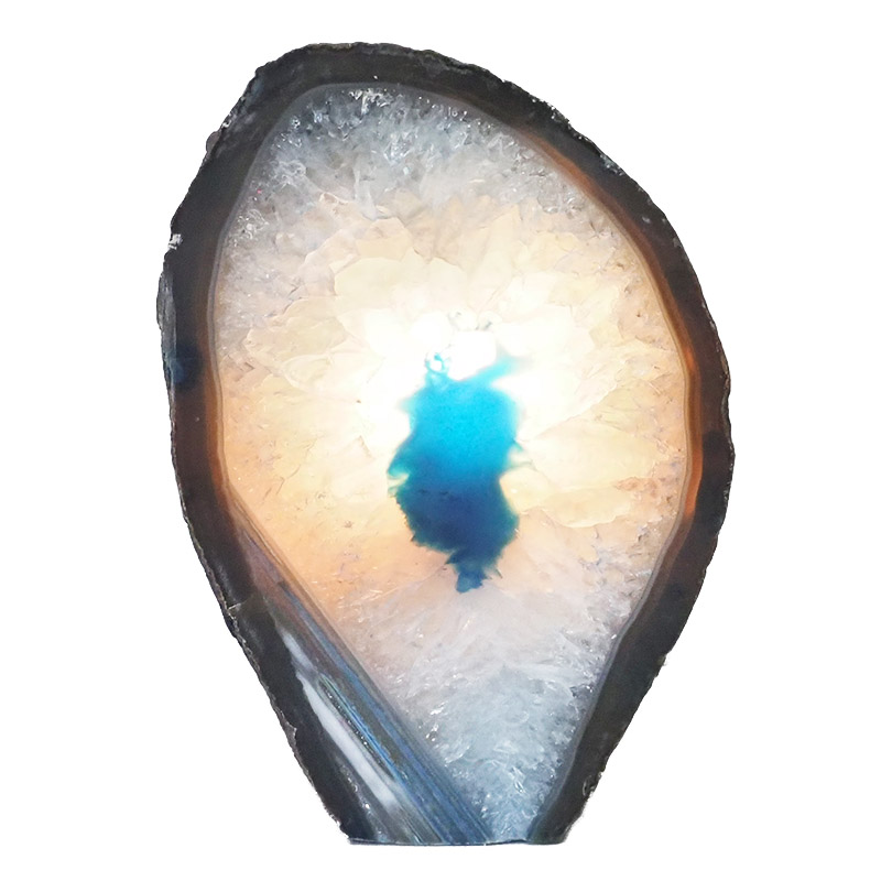 2.25kg Agate Crystal Lamp N764 4 Agate Crystal Lamp N764 | Himalayan Salt Factory