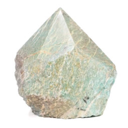 Amazonite Point - Large | Himalayan Salt Factory