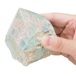 Amazonite Point - Large 11 Amazonite Point - Large | Himalayan Salt Factory