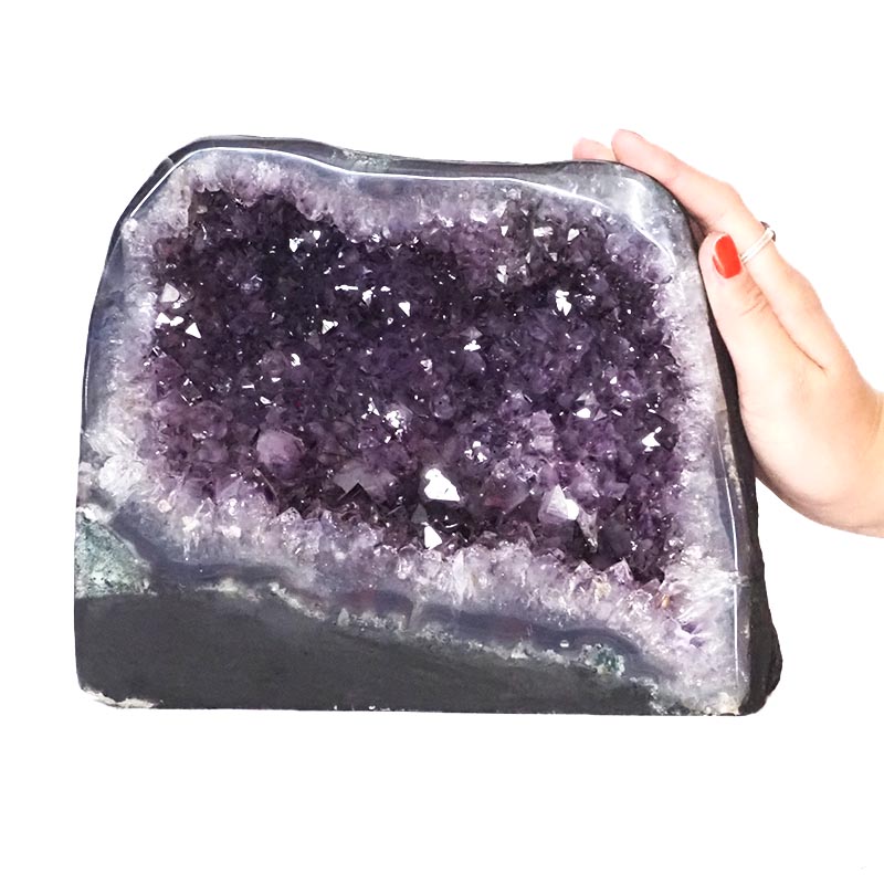 7.18kg Amethyst Cathedral Geode - A Grade DS1023 4 Amethyst Cathedral Geode - A Grade DS1023 | Himalayan Salt Factory