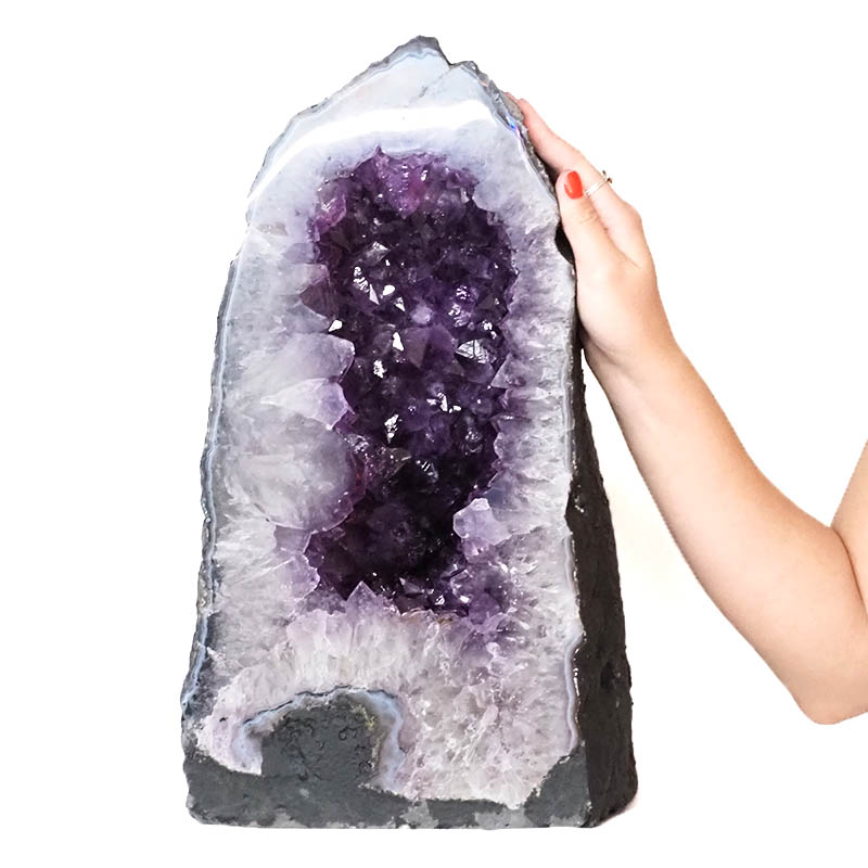 24.51kg Amethyst Cathedral Geode - A Grade DS999 4 Amethyst Cathedral Geode - A Grade DS999 | Himalayan Salt Factory