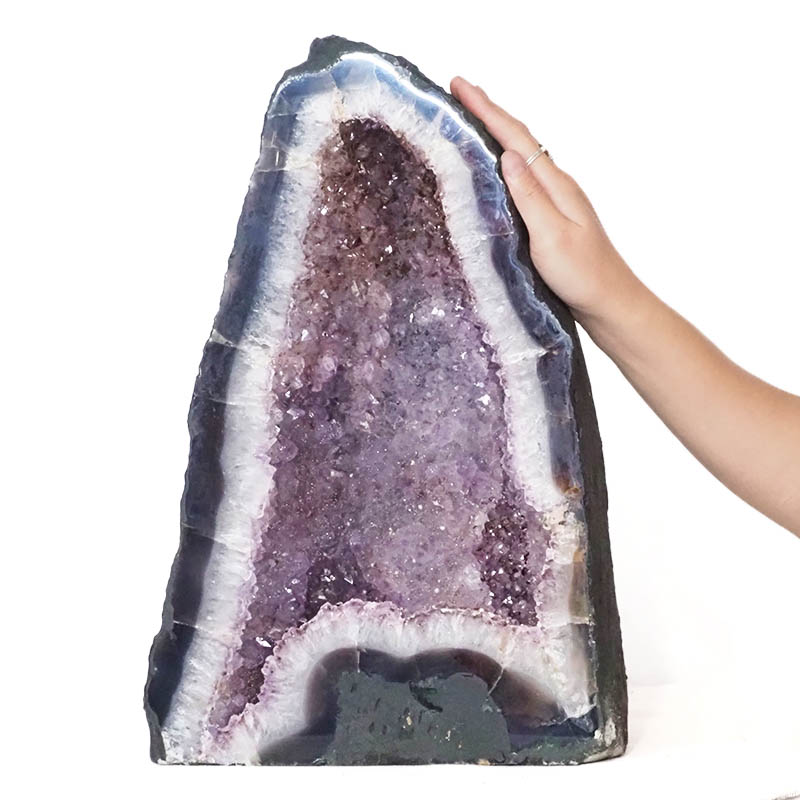 23.94kg Amethyst Cathedral Geode DS1048 4 Amethyst Cathedral Geode DS1048 /Himalayan salt factory
