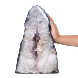 Amethyst Cathedral Geode DS1060/ Himalayan salt factory