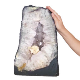 19.85kg Amethyst Cathedral Geode - DS1062 5 Amethyst Cathedral Geode DS1062 / Himalayan salt factory