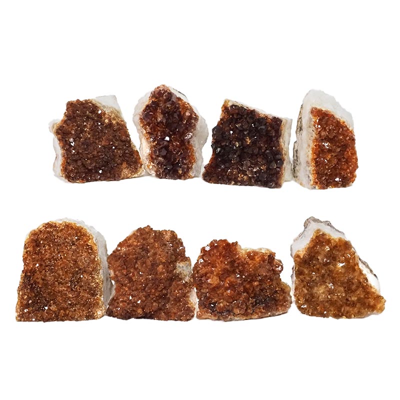 1.85kg Citrine Mini Cluster Specimen Set 8 Pieces N672 3 Citrine Mini Cluster Specimen Set N672 | Himalayan Salt Factory