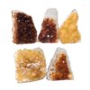 1.73kg Citrine Mini Cluster Specimen Set 5 Pieces N680 2 Citrine Mini Cluster Specimen Set N680 | Himalayan Salt Factory