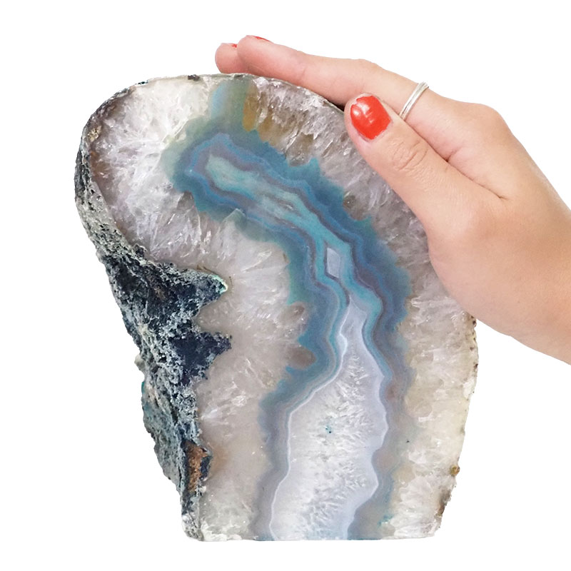 1.96kg Agate Crystal Lamp N690 5 Citrine Mini Cluster Specimen Set N690 | Himalayan Salt Factory
