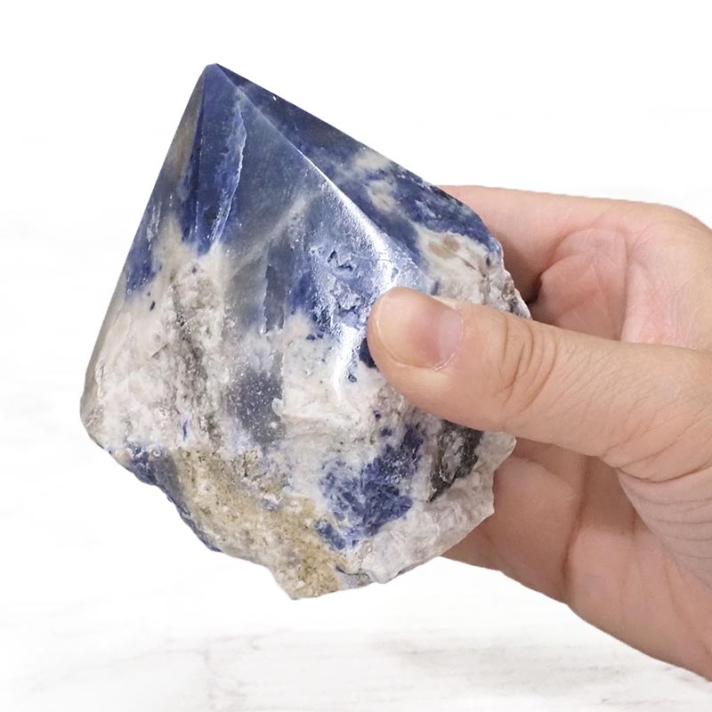 Lapis Lazuli Point - Large 4 Lapis Lazuli Point - Large | Himalayan Salt Factory