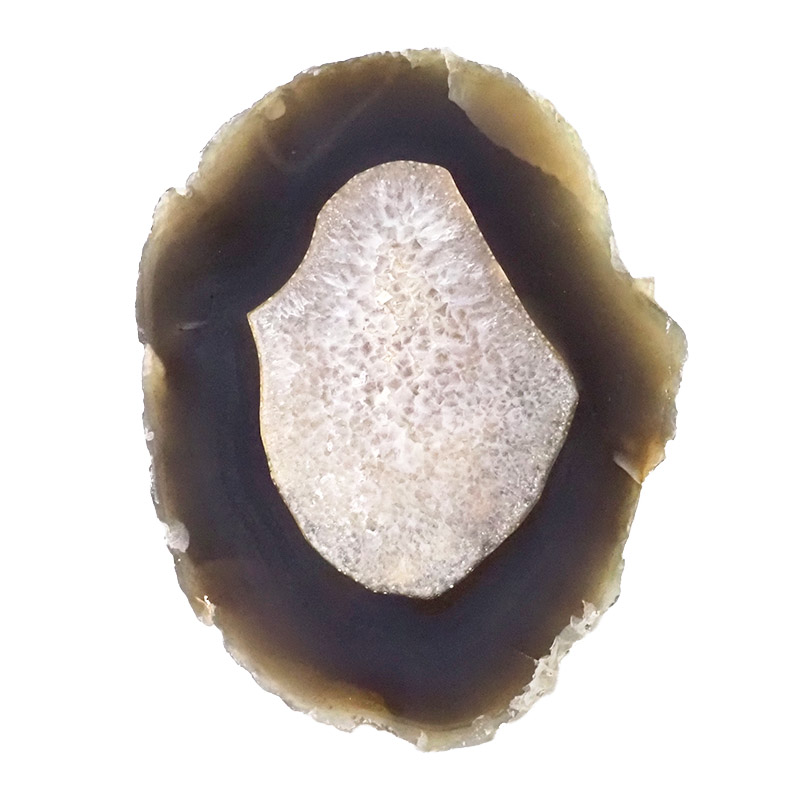 1.61kg Natural Agate Polished Slab Plate N653 3 Natural Agate Polished Slab Plate N653 | Himalayan Salt Factory