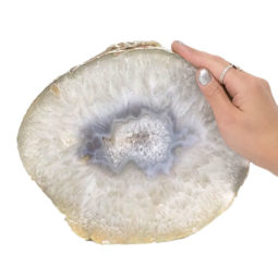 1.78kg Natural Agate Polished Slab Plate N657 5 Natural Agate Polished Slab Plate N657 | Himalayan Salt Factory