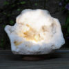 Natural Calcite Geode Lamp with Large LED Light Base DS1040 | Himalayan Salt Factory