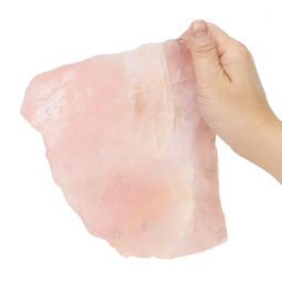Rose Quartz Polished Slab Plate S993 | Himalayan Salt Factory