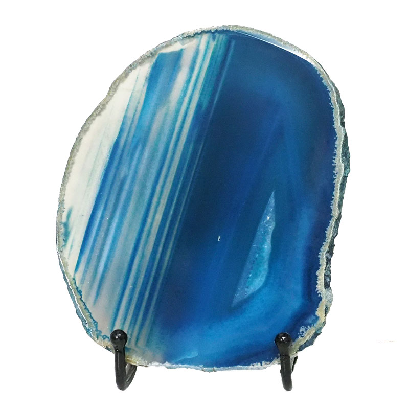 Sliced Brazilian Crystal Agate Lamp N768 3 Sliced Brazilian Crystal Agate Lamp N768 | Himalayan Salt Factory