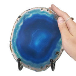 Sliced Brazilian Crystal Agate Lamp N770 9 Sliced Brazilian Crystal Agate Lamp N770 | Himalayan Salt Factory
