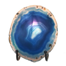 Sliced Brazilian Crystal Agate Lamp N770 8 Sliced Brazilian Crystal Agate Lamp N770 | Himalayan Salt Factory