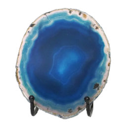 Sliced Brazilian Crystal Agate Lamp N770 | Himalayan Salt Factory