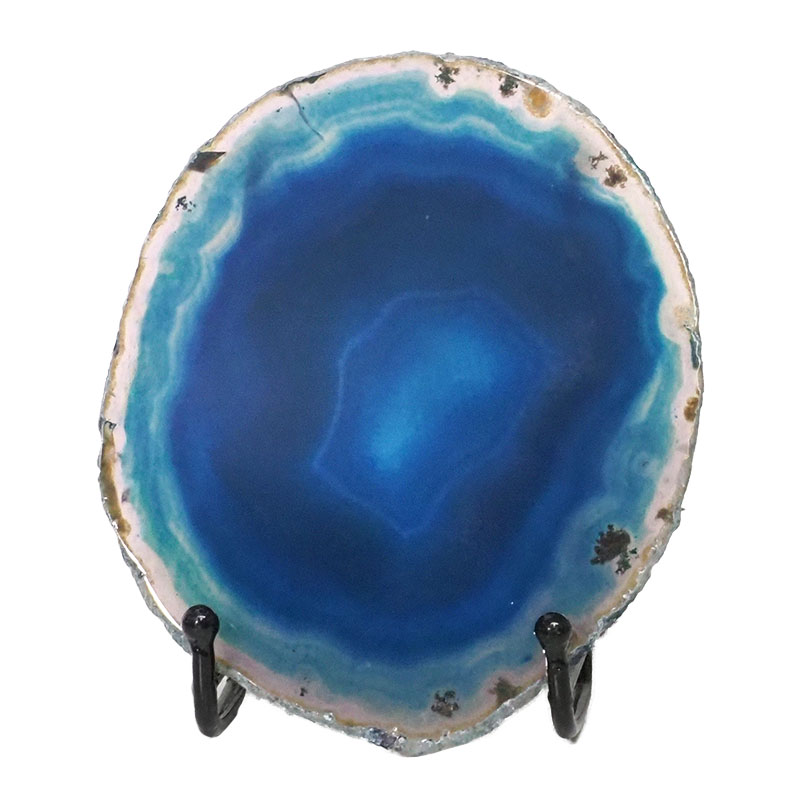 Sliced Brazilian Crystal Agate Lamp N770 3 Sliced Brazilian Crystal Agate Lamp N770 | Himalayan Salt Factory