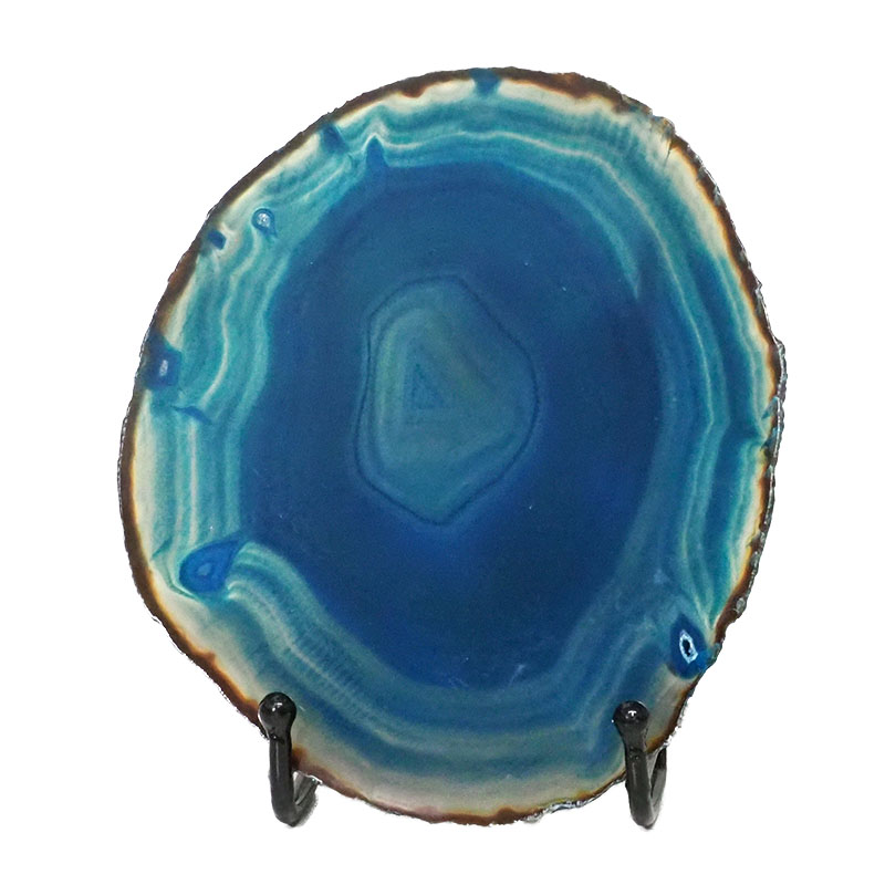 Sliced Brazilian Crystal Agate Lamp N771 3 Sliced Brazilian Crystal Agate Lamp N771 | Himalayan Salt Factory