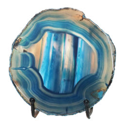 Sliced Brazilian Crystal Agate Lamp N782 8 Sliced Brazilian Crystal Agate Lamp N782 | Himalayan Salt Factory