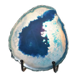 Sliced Brazilian Crystal Agate Lamp N783 | Himalayan Salt Factory
