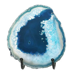 Sliced Brazilian Crystal Agate Lamp N783 | Himalayan Salt Factory