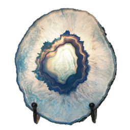 Sliced Brazilian Crystal Agate Lamp N784 8 Sliced Brazilian Crystal Agate Lamp N784 | Himalayan Salt Factory