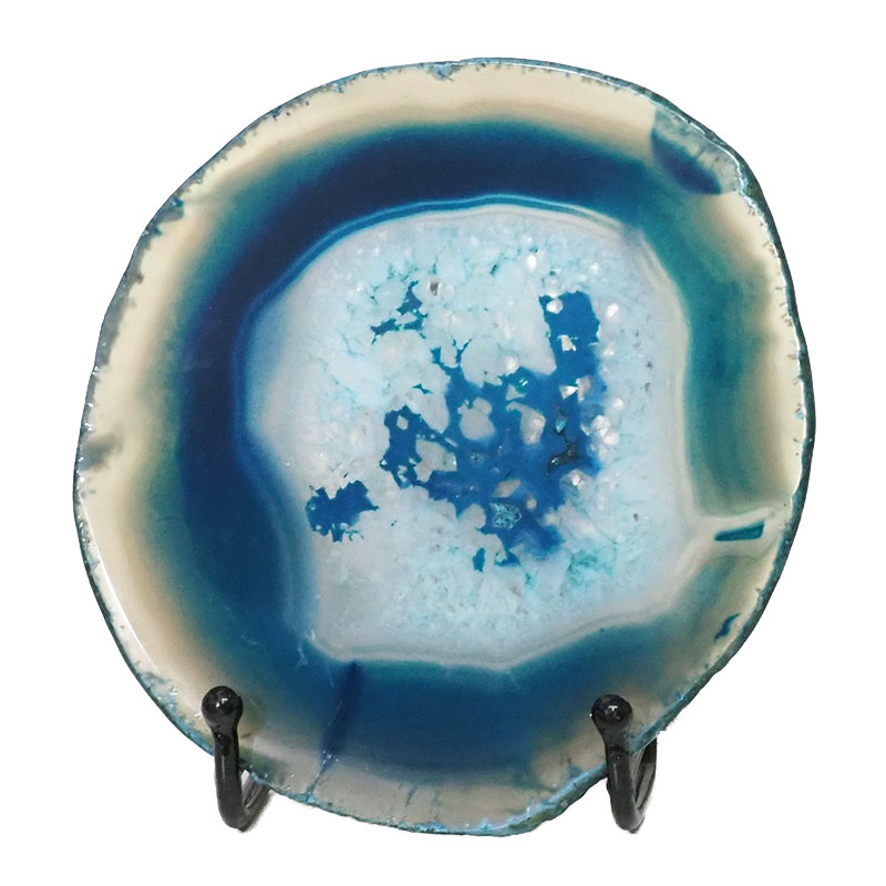 Sliced Brazilian Crystal Agate Lamp N785 3 Sliced Brazilian Crystal Agate Lamp N785 | Himalayan Salt Factory