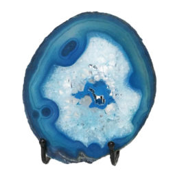 Sliced Brazilian Crystal Agate Lamp N789 | Himalayan Salt Factory