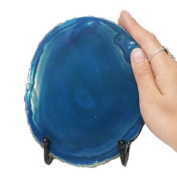 Sliced Brazilian Crystal Agate Lamp N790 9 Sliced Brazilian Crystal Agate Lamp N790 | Himalayan Salt Factory