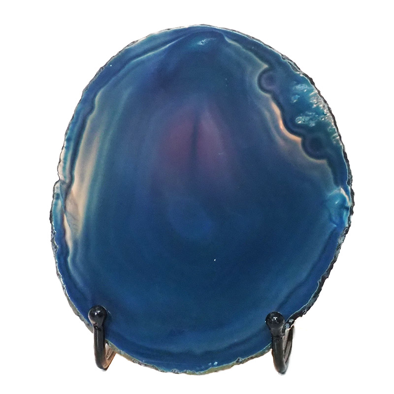 Sliced Brazilian Crystal Agate Lamp N790 4 Sliced Brazilian Crystal Agate Lamp N790 | Himalayan Salt Factory