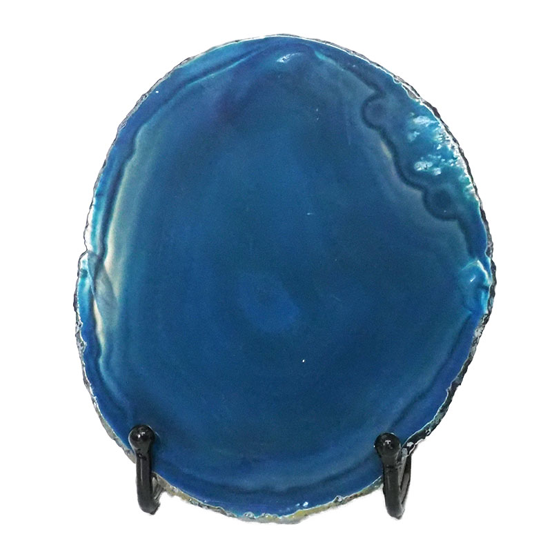 Sliced Brazilian Crystal Agate Lamp N790 3 Sliced Brazilian Crystal Agate Lamp N790 | Himalayan Salt Factory