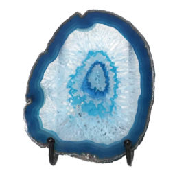 Sliced Brazilian Crystal Agate Lamp N794 | Himalayan Salt Factory