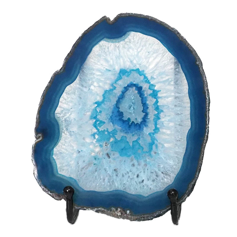 Sliced Brazilian Crystal Agate Lamp N794 3 Sliced Brazilian Crystal Agate Lamp N794 | Himalayan Salt Factory