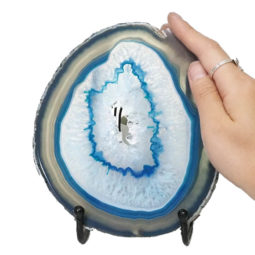 Sliced Brazilian Crystal Agate Lamp N795 9 Sliced Brazilian Crystal Agate Lamp N795 | Himalayan Salt Factory