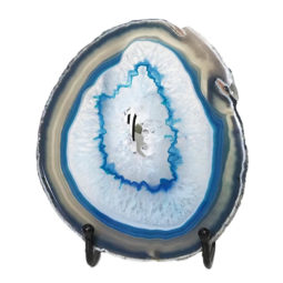 Sliced Brazilian Crystal Agate Lamp N795 | Himalayan Salt Factory
