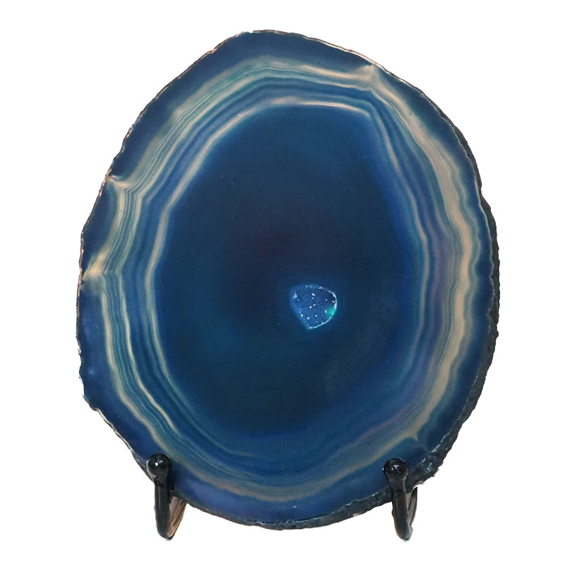 Sliced Brazilian Crystal Agate Lamp N796 4 Sliced Brazilian Crystal Agate Lamp N796 | Himalayan Salt Factory