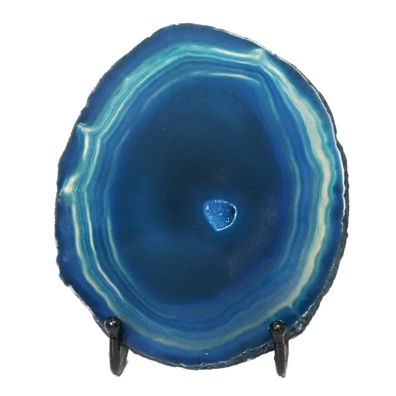 Sliced Brazilian Crystal Agate Lamp N796 3 Sliced Brazilian Crystal Agate Lamp N796 | Himalayan Salt Factory