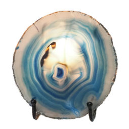 Sliced Brazilian Crystal Agate Lamp N798 8 Sliced Brazilian Crystal Agate Lamp N798 | Himalayan Salt Factory