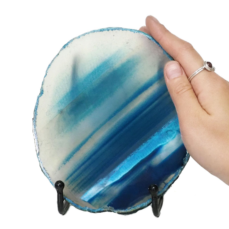 Sliced Brazilian Crystal Agate Lamp N800 5 Sliced Brazilian Crystal Agate Lamp N800 | Himalayan Salt Factory