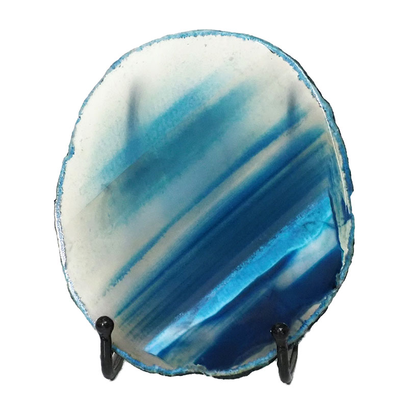 Sliced Brazilian Crystal Agate Lamp N800 3 Sliced Brazilian Crystal Agate Lamp N800 | Himalayan Salt Factory
