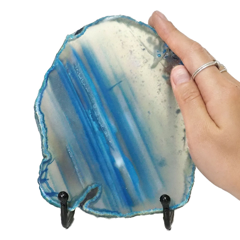 Sliced Brazilian Crystal Agate Lamp N805 5 Sliced Brazilian Crystal Agate Lamp N805 | Himalayan Salt Factory
