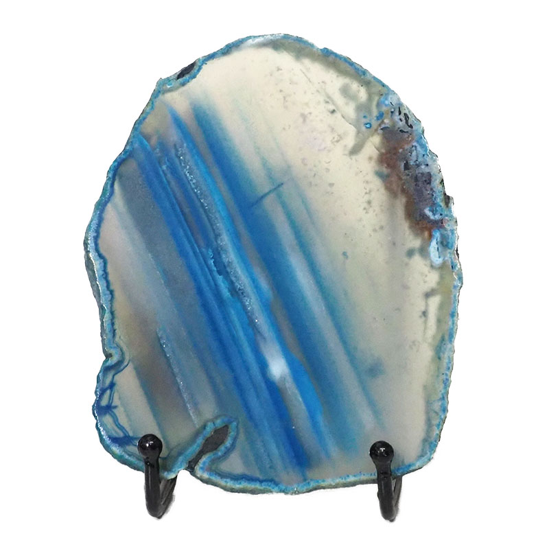 Sliced Brazilian Crystal Agate Lamp N805 3 Sliced Brazilian Crystal Agate Lamp N805 | Himalayan Salt Factory