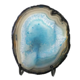 Sliced Brazilian Crystal Agate Lamp N806 | Himalayan Salt Factory