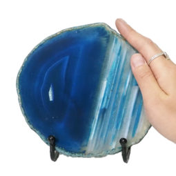 Sliced Brazilian Crystal Agate Lamp N807 9 Sliced Brazilian Crystal Agate Lamp N807 | Himalayan Salt Factory